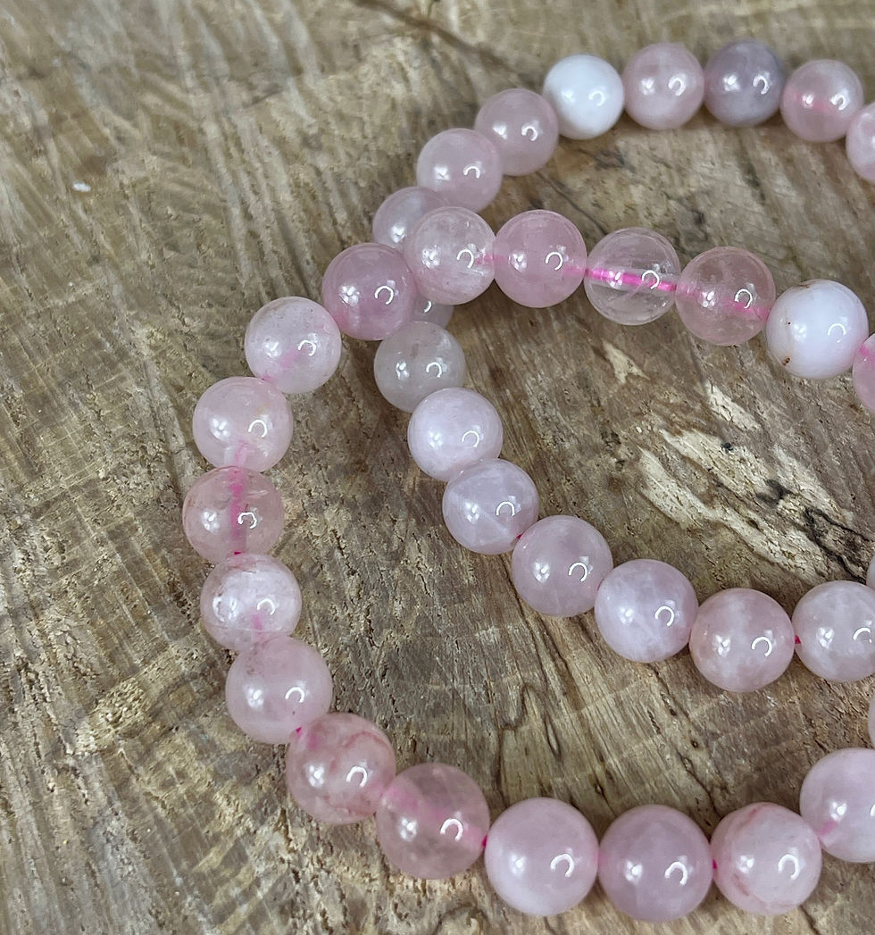 Thumbnail: Rose Quartz Beaded Bracelet Self Acceptance