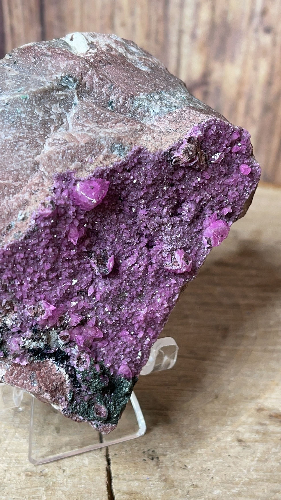 Thumbnail: Sparkly Pink Cobalto Calcite with Large Crystals