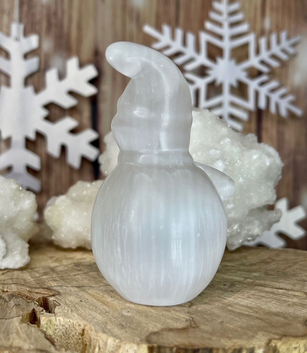 Thumbnail: Selenite Snowman Carving