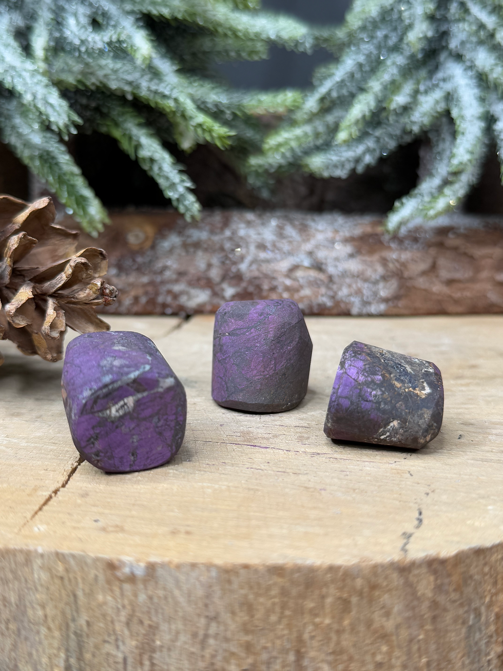 Purpurite Unpolished Tumble Stone Spiritual Awareness 