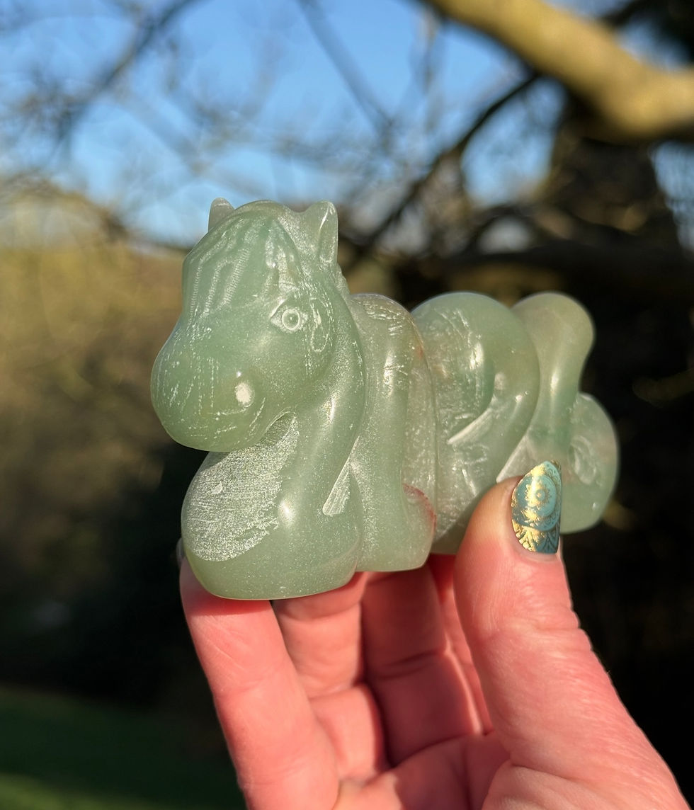 Thumbnail: Green Aventurine 2026 Year of the Fire Horse Carving 