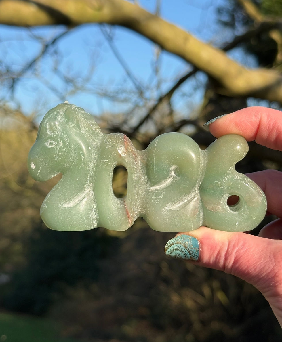 Thumbnail: Green Aventurine 2026 Year of the Fire Horse Carving 