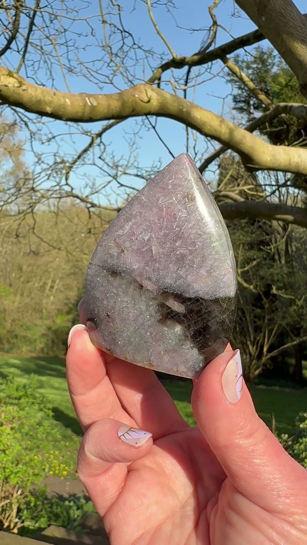 Thumbnail: Unicorn Stone Tear Drop Flame Peace & Self Love 