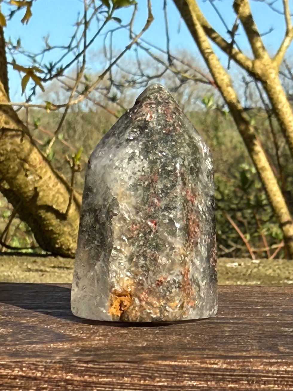 Garden Quartz Small Point Roughly Polished