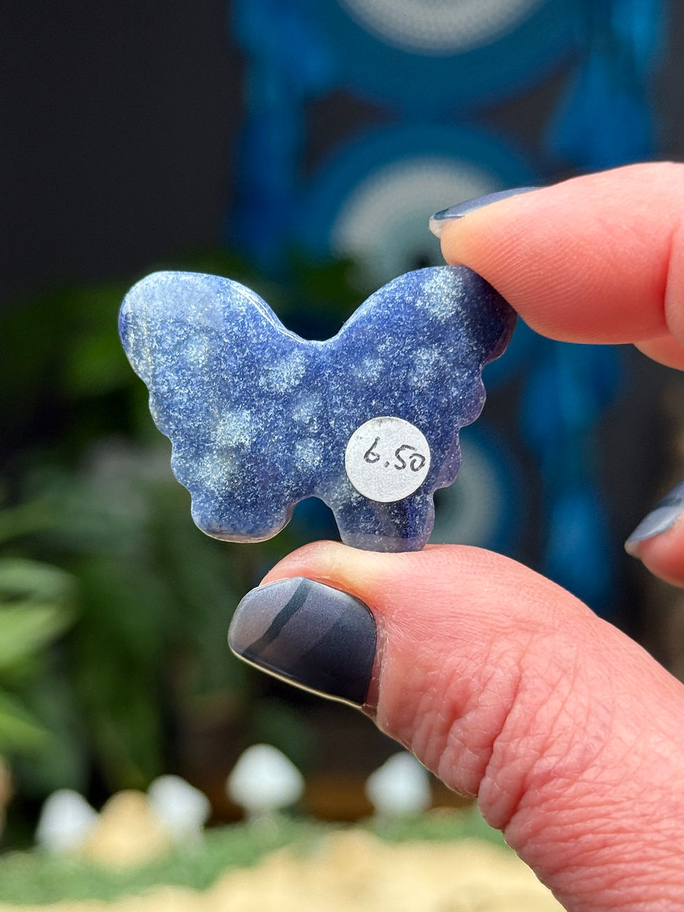 Thumbnail: Blue Aventurine Small Butterfly Carving 