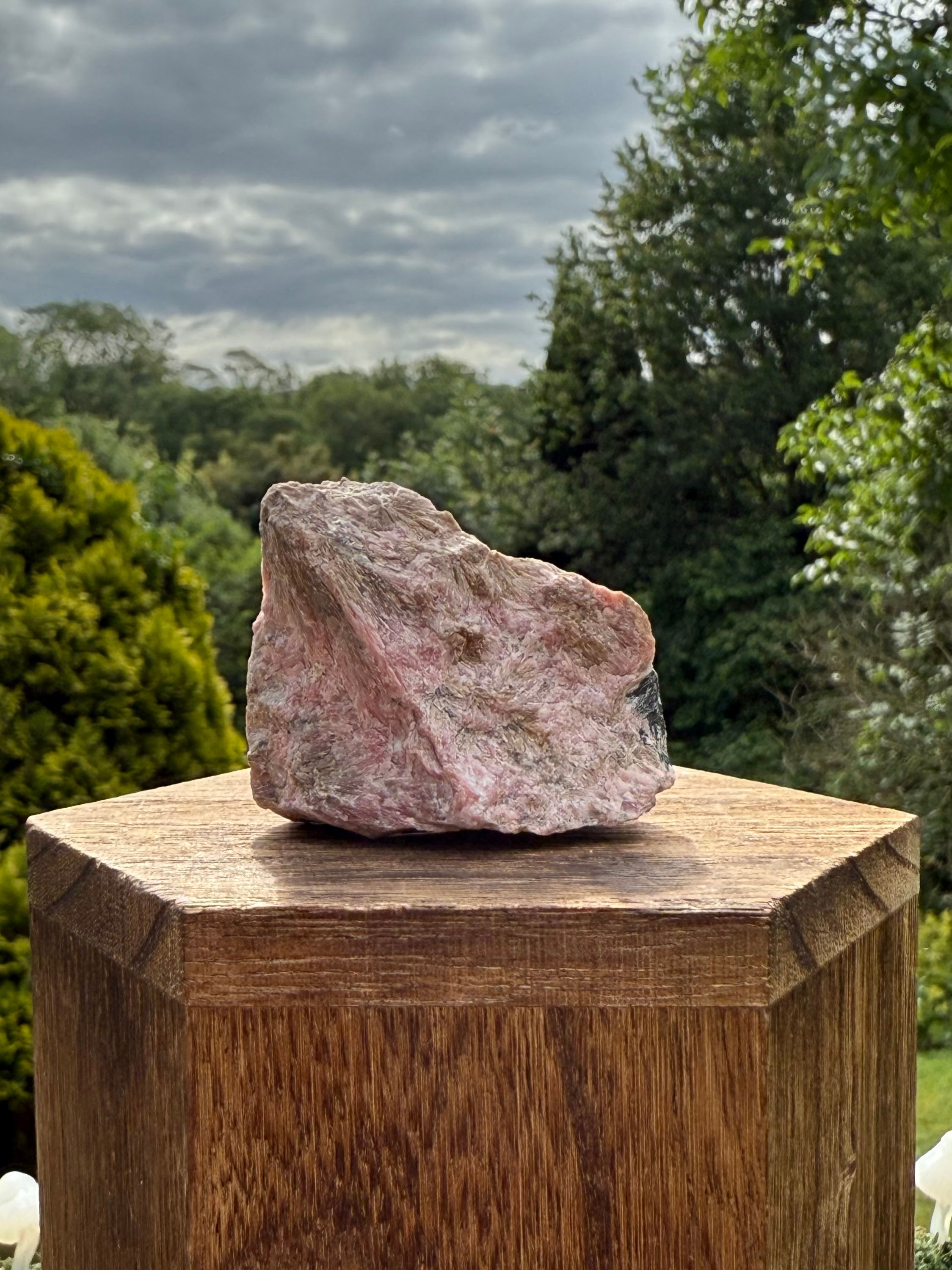 Raw Rhodonite Overcome Emotional Anxiety