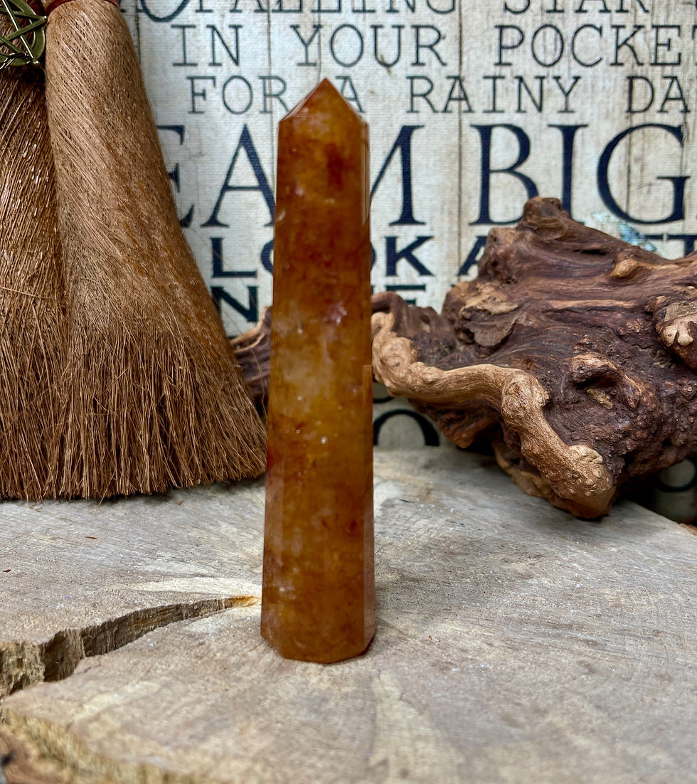 Thumbnail: Fire Quartz Red Hematoid Quartz Tower