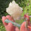 Thumbnail: Pink Apophyllite Sparkly Natural Cluster on Glass Display Stand