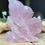 Thumbnail: Rose Quartz Underwater Fish Scene Display Carving  