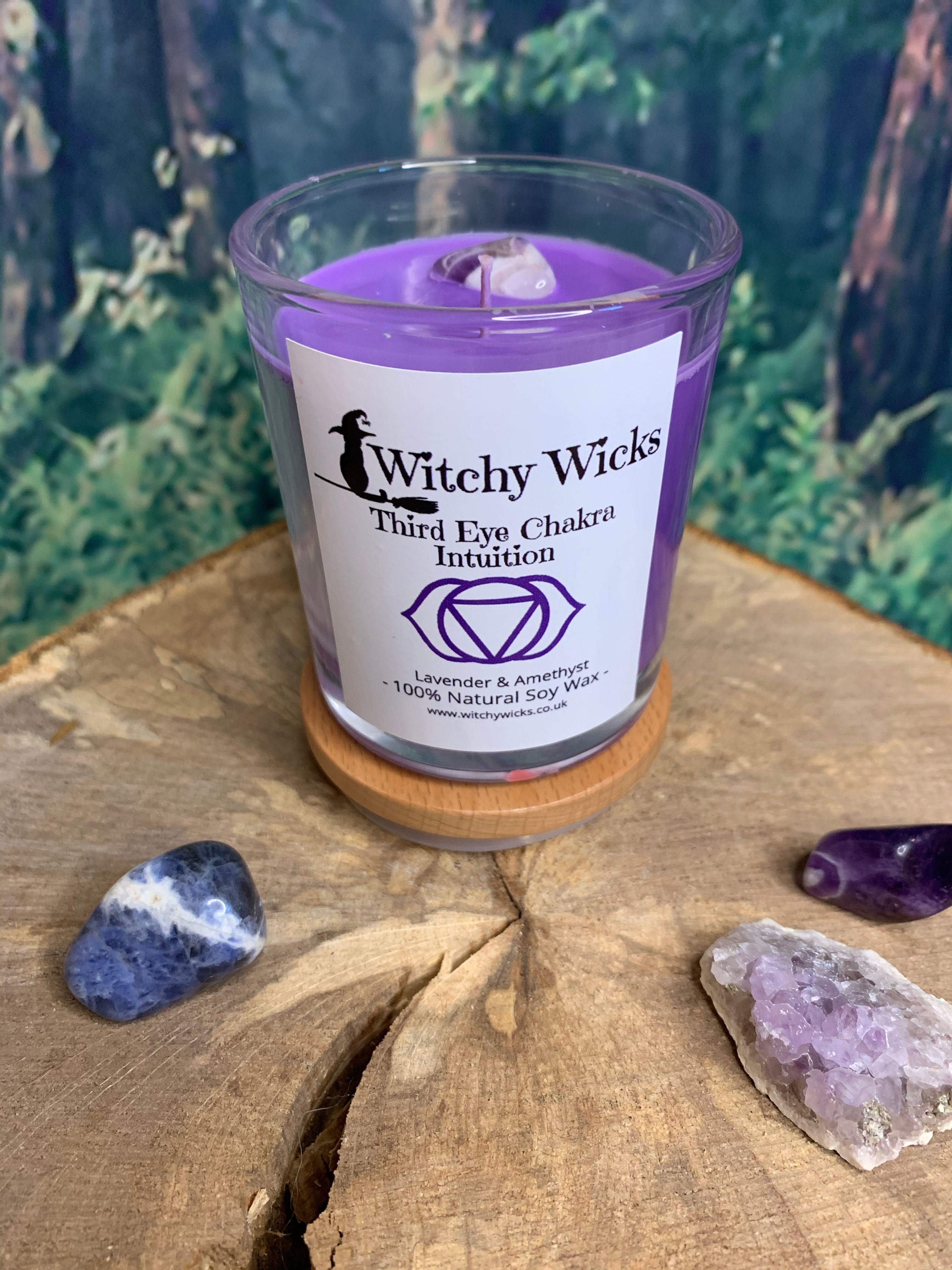 Third Eye Chakra Candle for Intuition