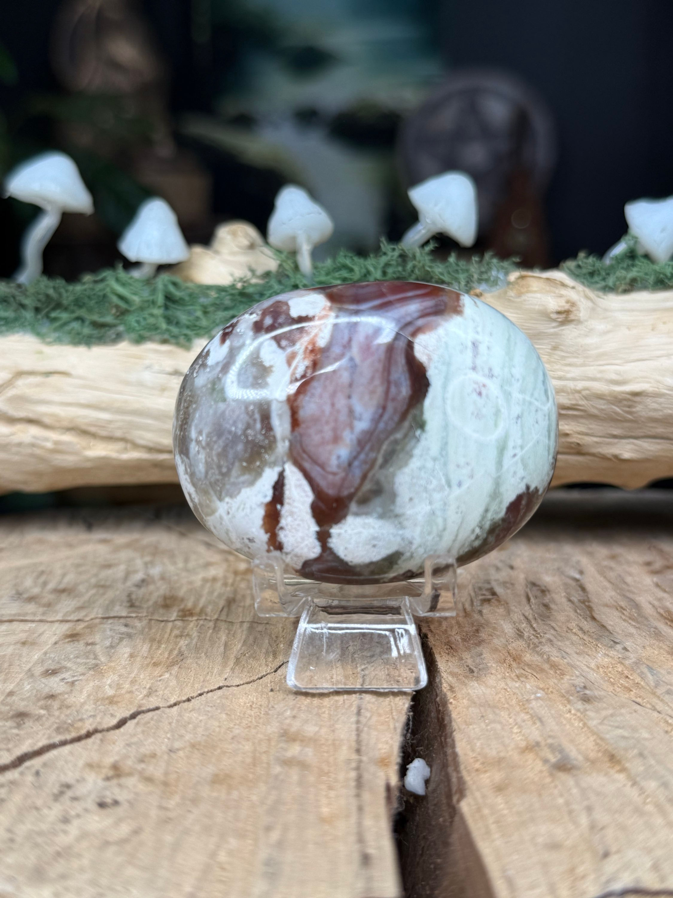 Unicorn Jasper Soap Bar Palm Stone Bringing Comfort  