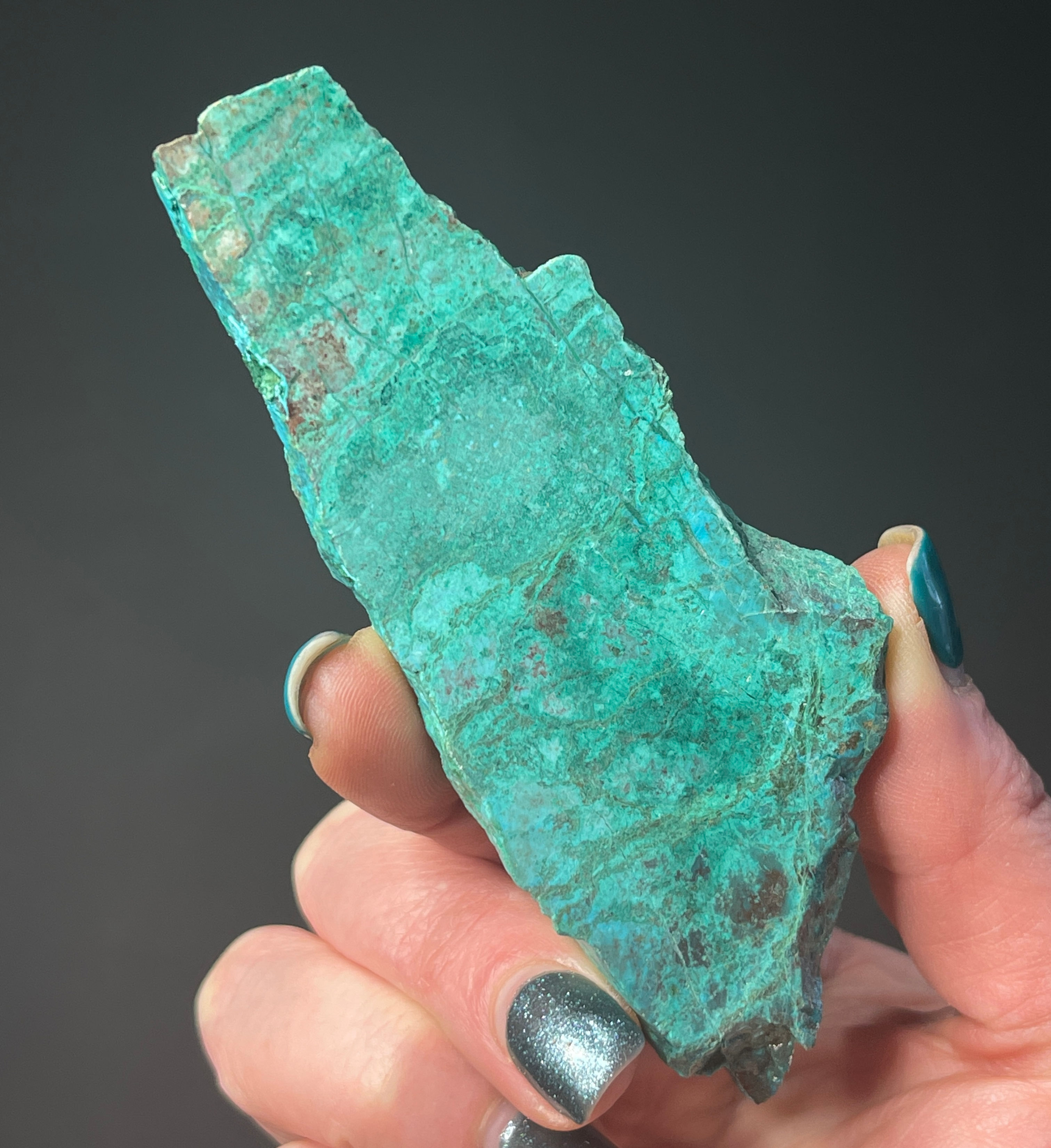 Chrysocolla Cuprite Chunky Slab