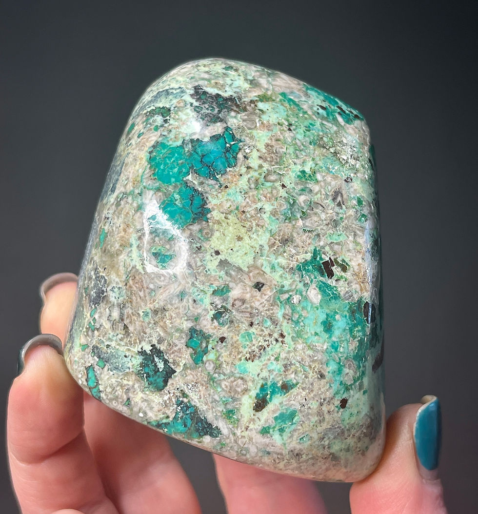 Thumbnail: Chrysocolla Cuprite Free Form Break the Pattern