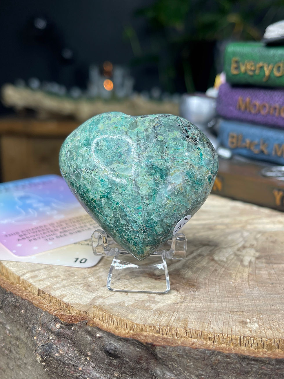 Thumbnail: Chrysocolla in Quartz Puffy Heart Balance the Nervous System 
