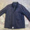 Küçük resim: Vintage Oversize Lacivert Mont