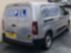 Image shows OPL silver van with name and contact details on.