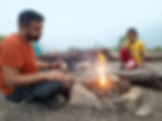Camping in the Outdoors