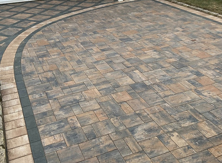 cambridge paver custom design driveway compass 