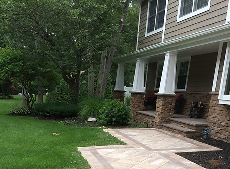 STONE FACING NATURAL & CULTURED STONE FRONT ENTRANCES STOOP
