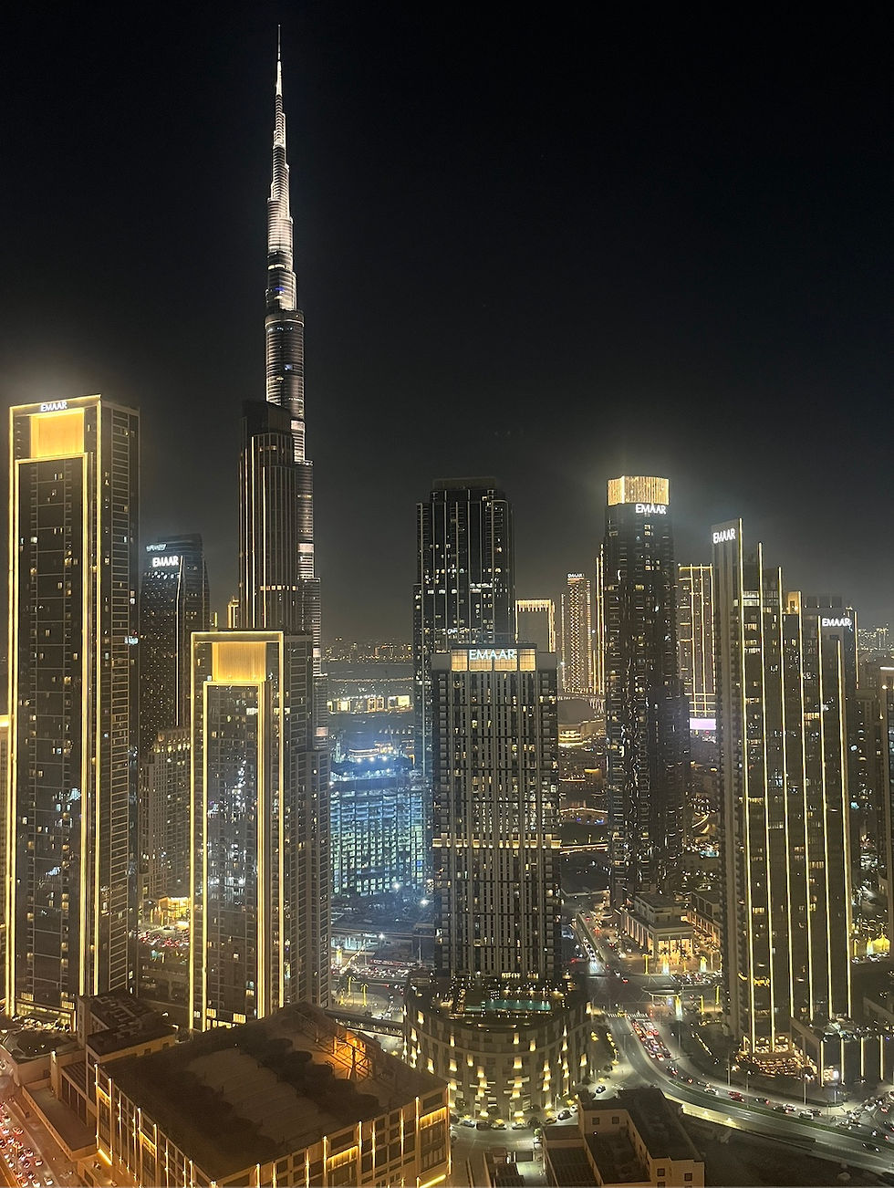 Dubai at night