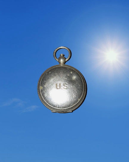 Thumbnail: Vintage Wittnauer U.S. Army Air Corps Pocket Compass