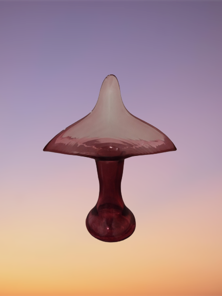 Thumbnail: Vintage Jack In The Pulpit Hand Blown Art Glass