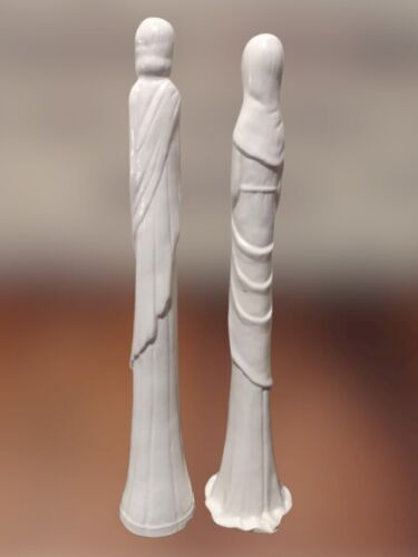 Thumbnail: Mary and Joseph Religious Ceramic Statues