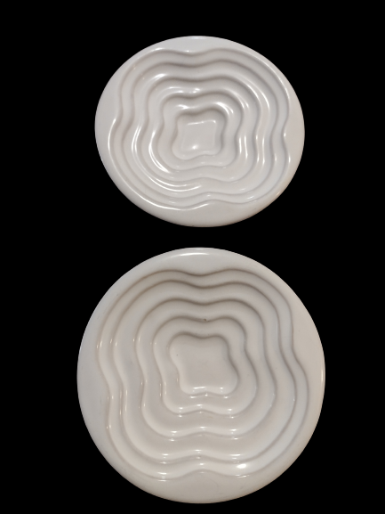 Thumbnail: Mary Judge Olive Oil Dipping Dish Grazia Deruta Italy Ceramic Plate Set