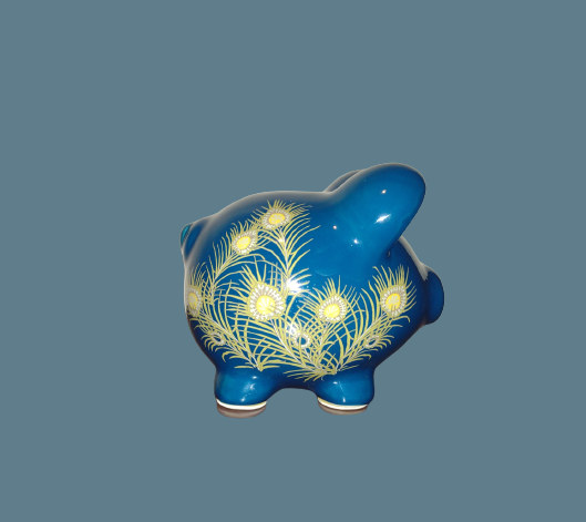 Thumbnail: Chic Ceramic Hand Painted Piggy Bank