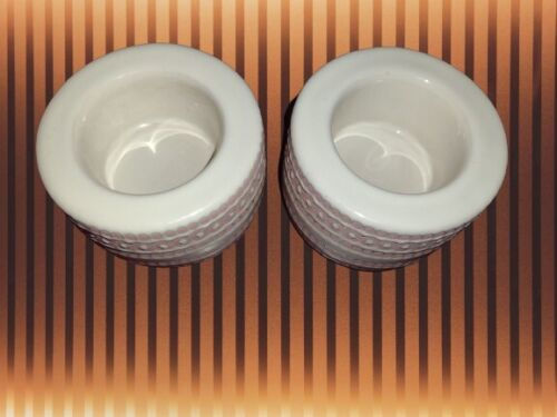 Thumbnail: Retro Terracotta and Ceramic Votive Tea Light Candle Art Pottery 