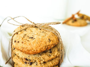 Cookies con gocce di cioccolato fondente