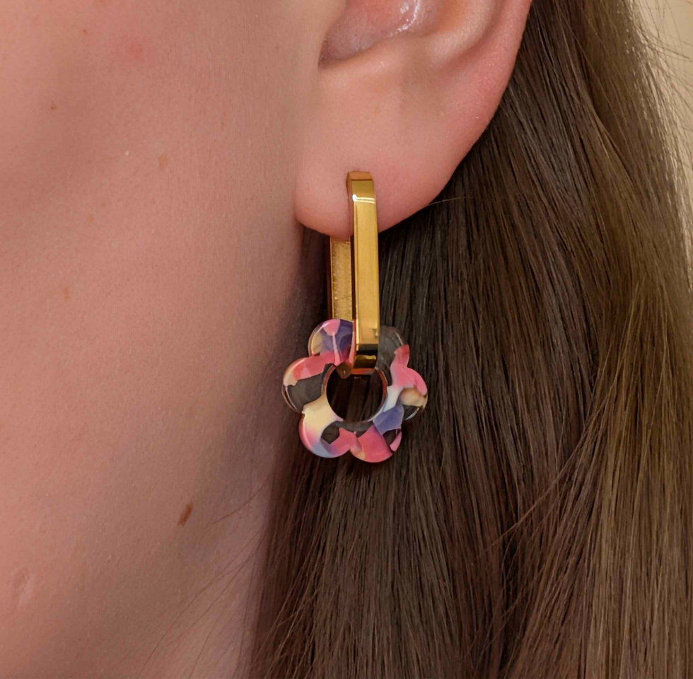Miniature : Créoles ovales aplaties✨