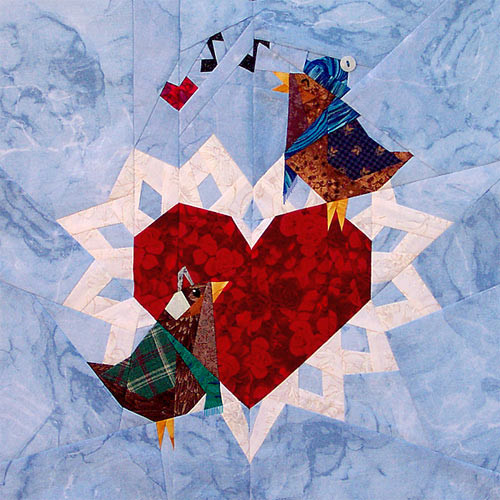 Be My Valentine Paperpieced Quilt Pattern Paper Panache