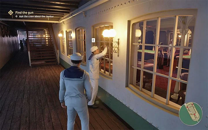 Chatting to the the crew