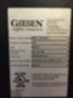 Giesen 6kg badge