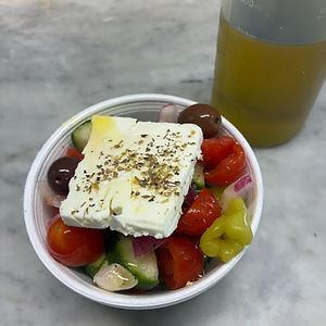 Individual Greek salad