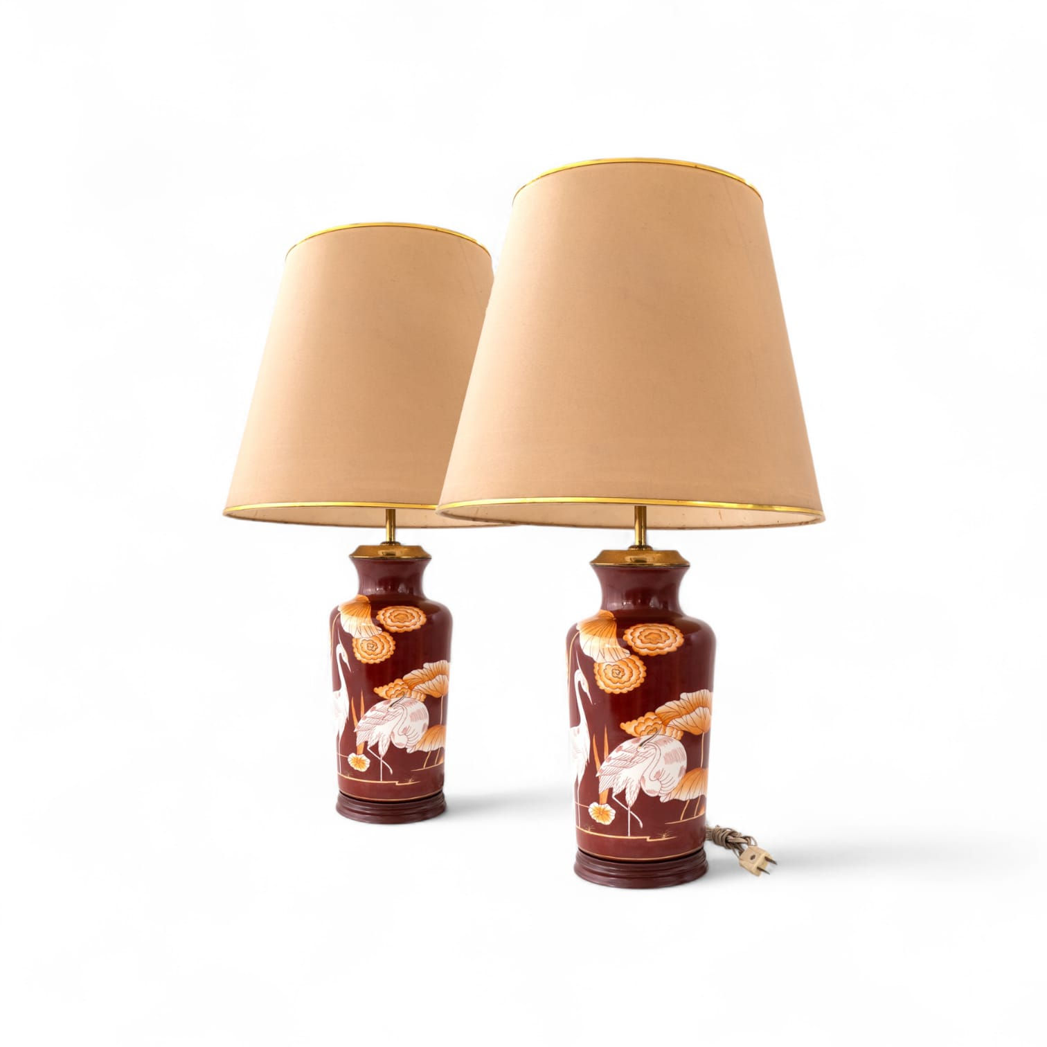 Pareja de lámparas de mesa Art Decó