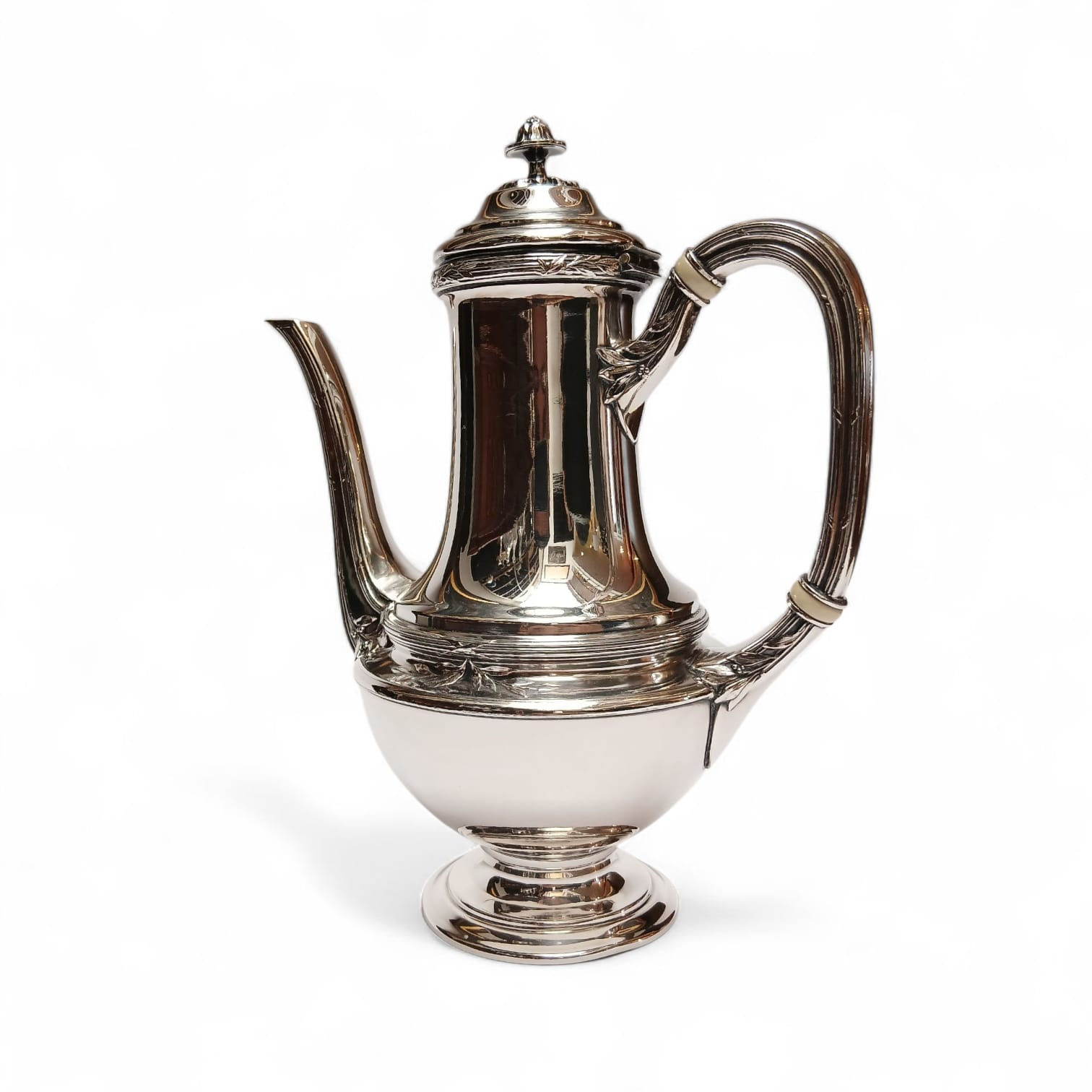 Cafetera de metal plateado Gallia Christofle