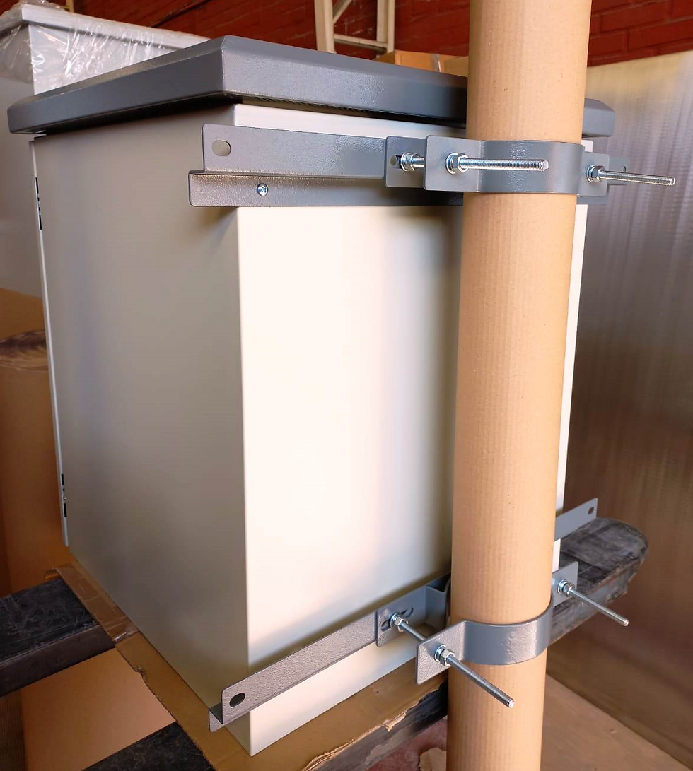 Miniatura: Rack Exterior 12ur x 19" x 600 c/2 extractores termostato sujecion Poste Incl.