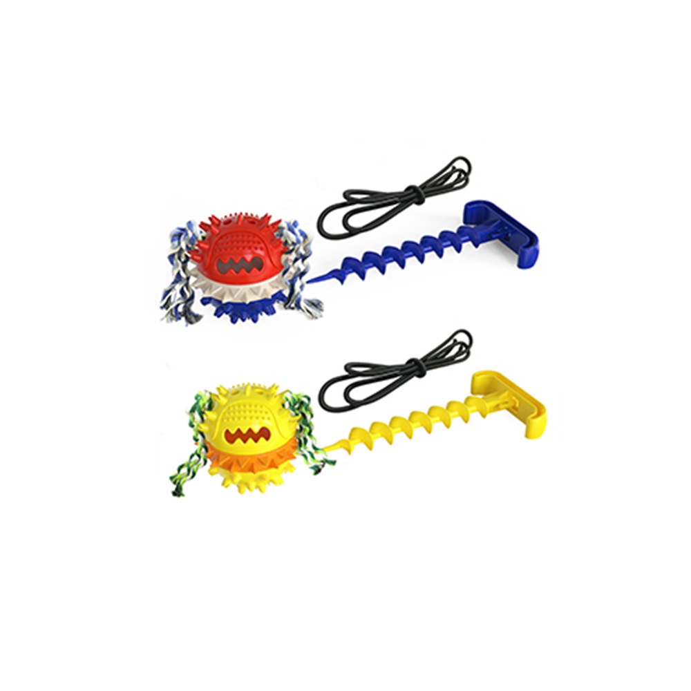 Outdoor pull rope ball / dog
