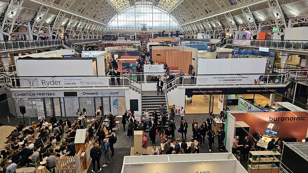Industry News and Events in a busy exhibition hall