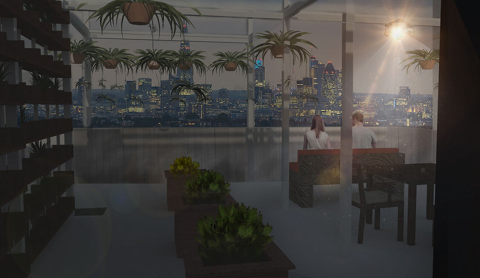 Roof top garden centre