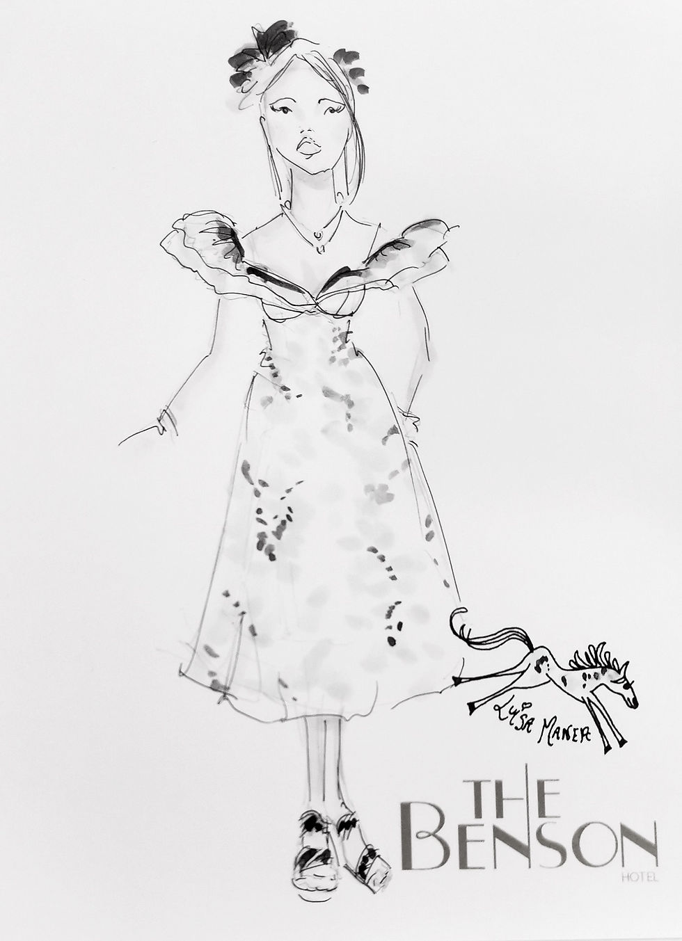 Thumbnail: Commission Portraits, Black and White, A5 only