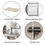 Thumbnail: Unipaws Furniture Style Dog Crate with Cushion, Wooden Wire Pet Kennels