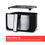 Thumbnail: Gourmia 8 Qt Digital Air Fryer with FryForce 360