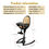 Thumbnail: Hot Mom Baby High Chair with 360°Rotate Function,Adjustable Seat Height/Angle Ea