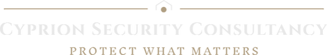 Cyprion Security Consultancy logo, providing professional security solutions in Cyprus