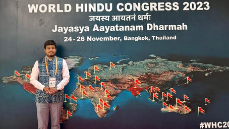 Rangam Trivedi Joins Global Leaders at World Hindu Congress 2023 in Bangkok