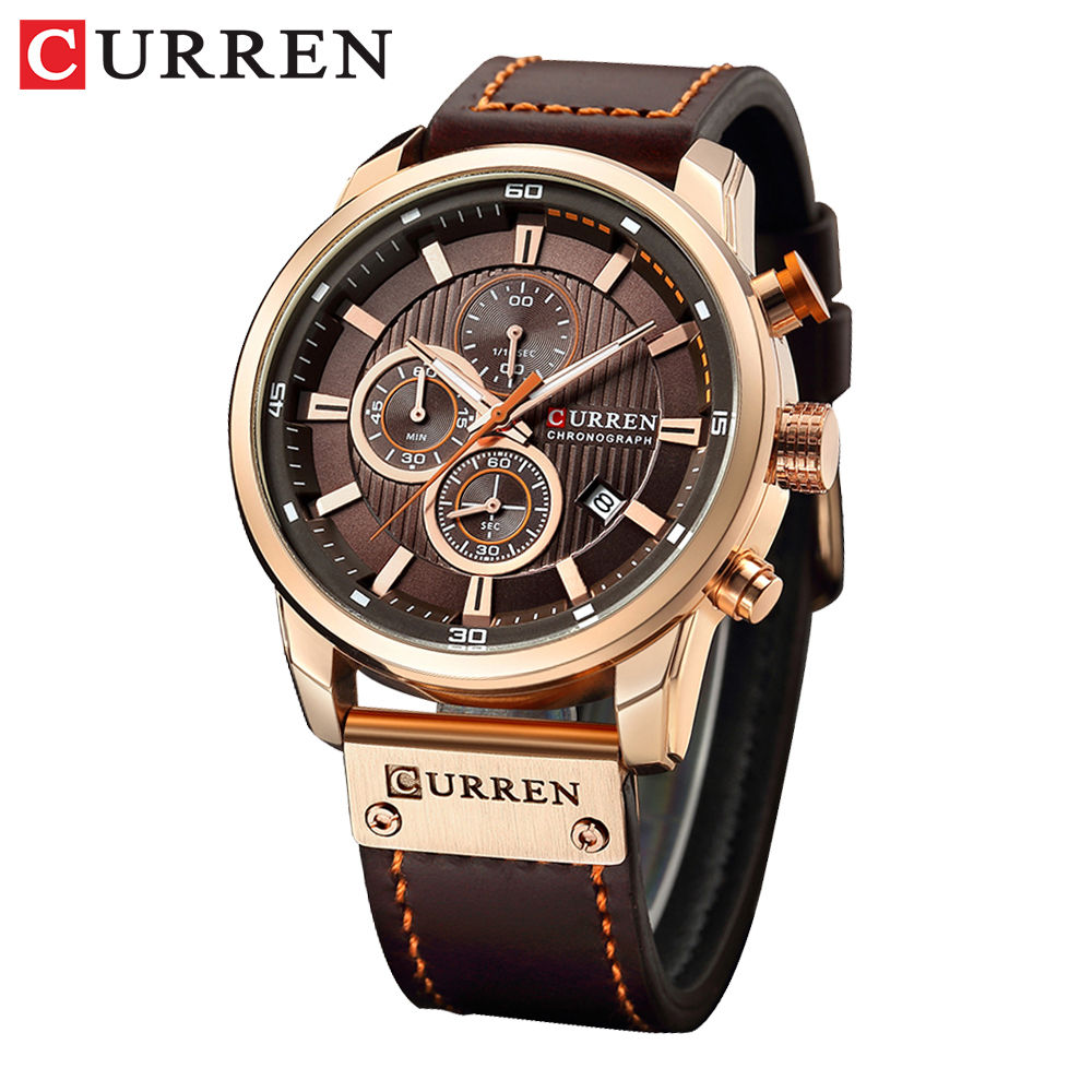 Relógio Masculino CURREN Cronógrafo Premium