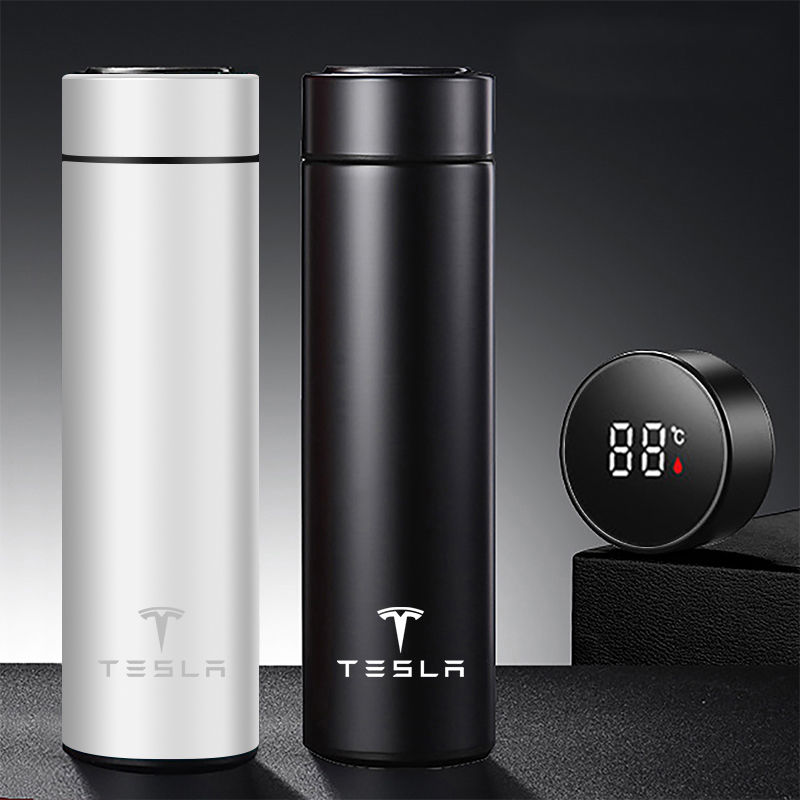 Garrafa Térmica 500ml Aço Inox com Display de Temperatura